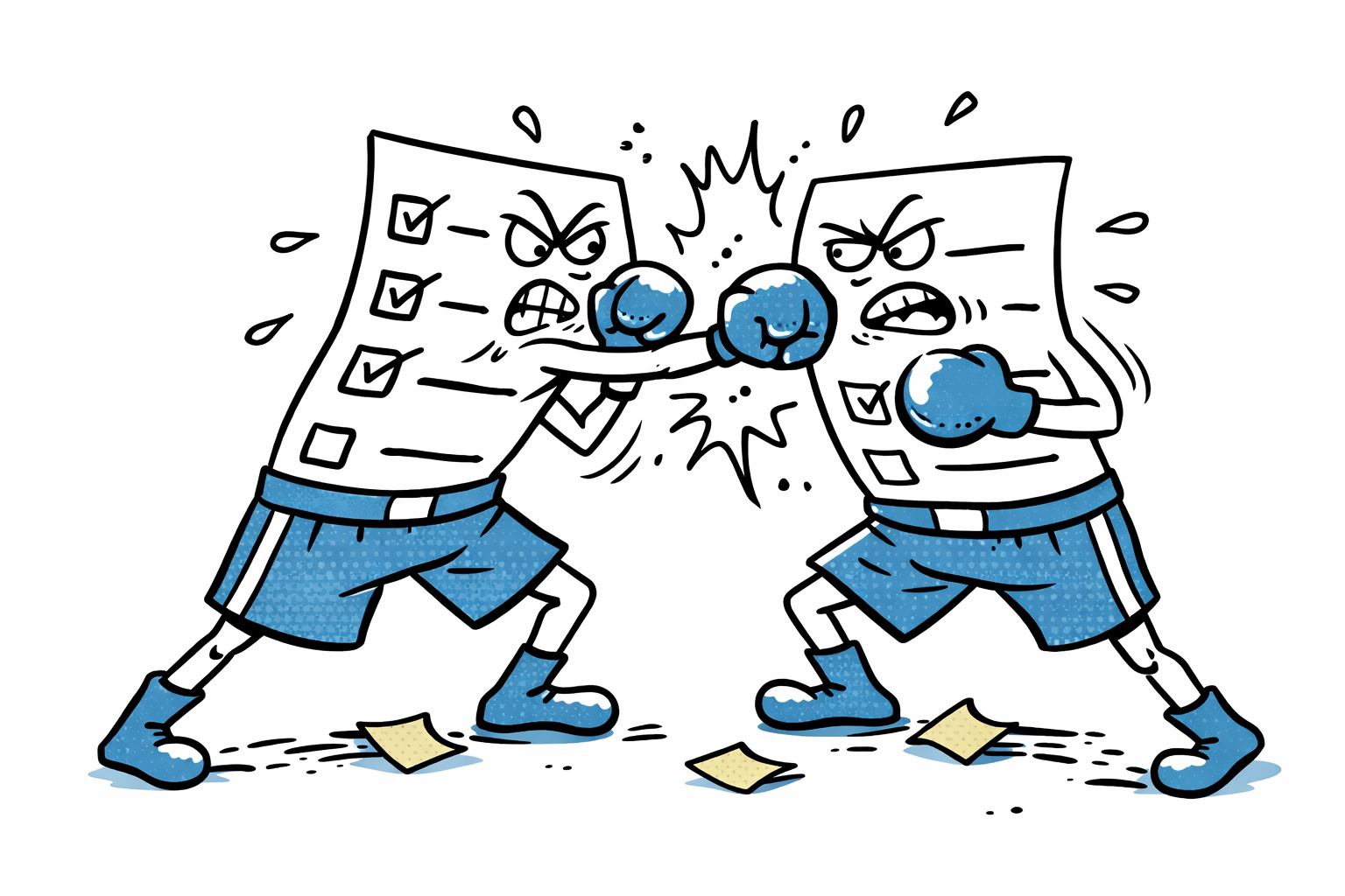 Tasks fighting